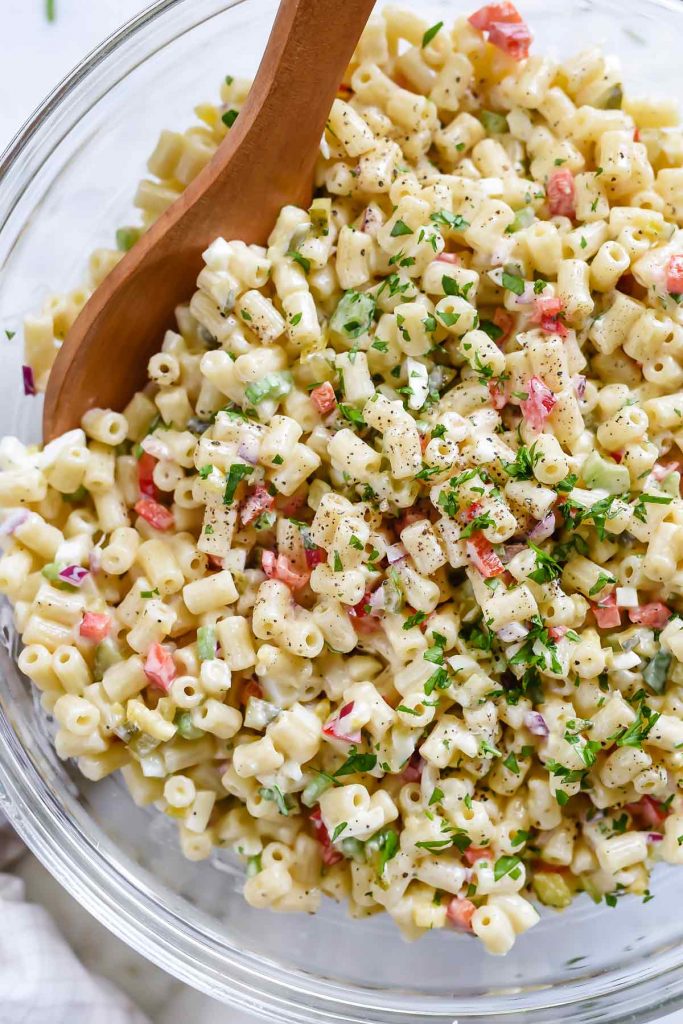 How to Make Classic Macaroni Salad | foodiecrush.com